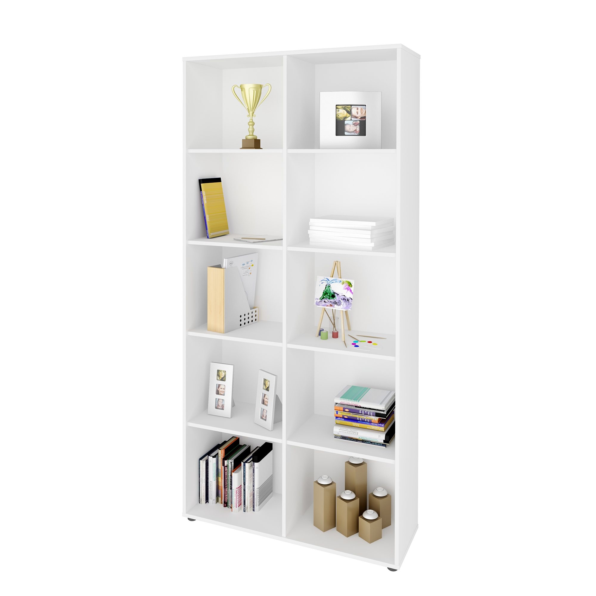 Estante Artany 5333 Clean 900 x 1878 Blanco