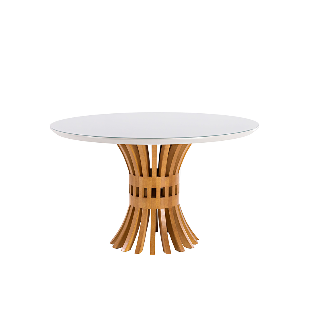 Mesa de Comedor Asterope Aurea 130 cm Capuchino 005