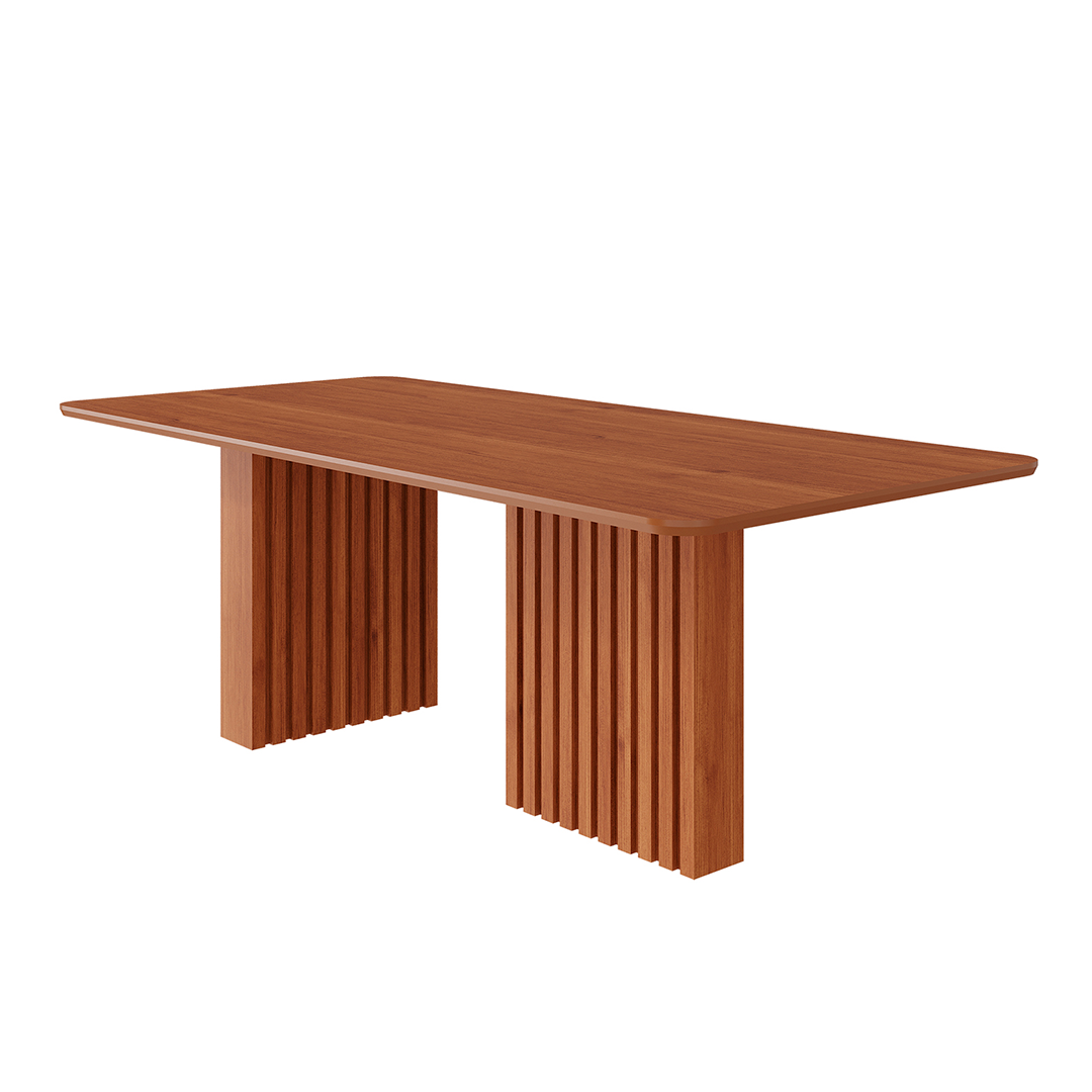 Mesa de Comedor Cimol Ester 210 cm Rectangular Cinamomo
