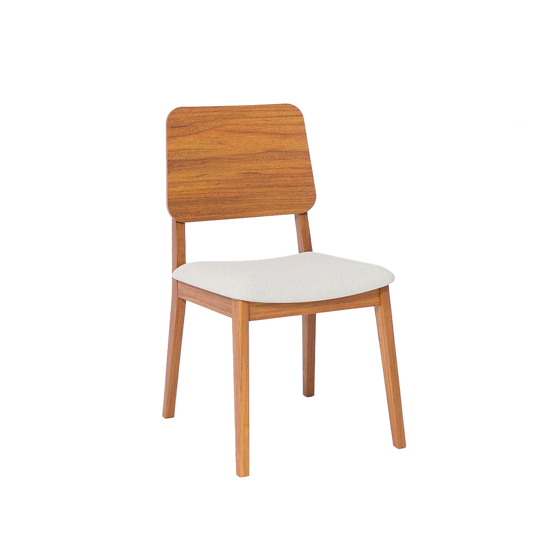Sillas de Comedor Cimol Ipe 4 Unidades Lino Cru