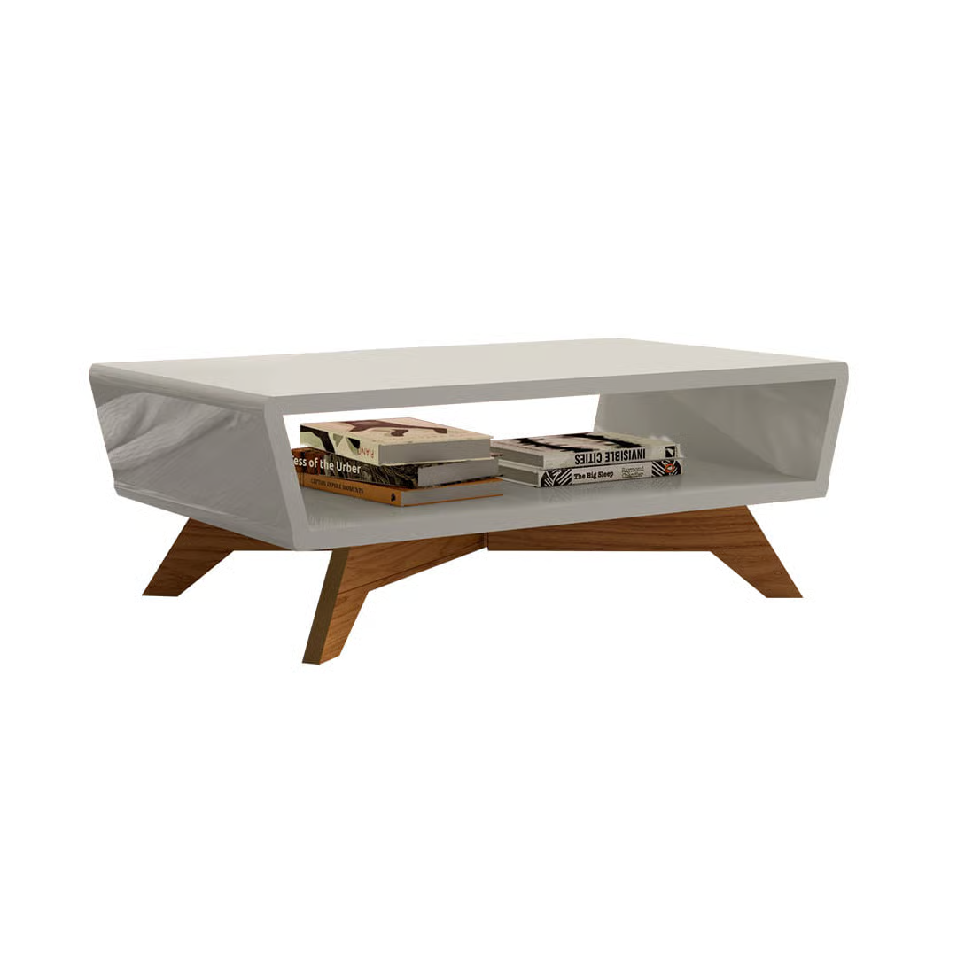 Mesa Centro Dalla TB715 WJ 1,00mts Off Whit/Freij