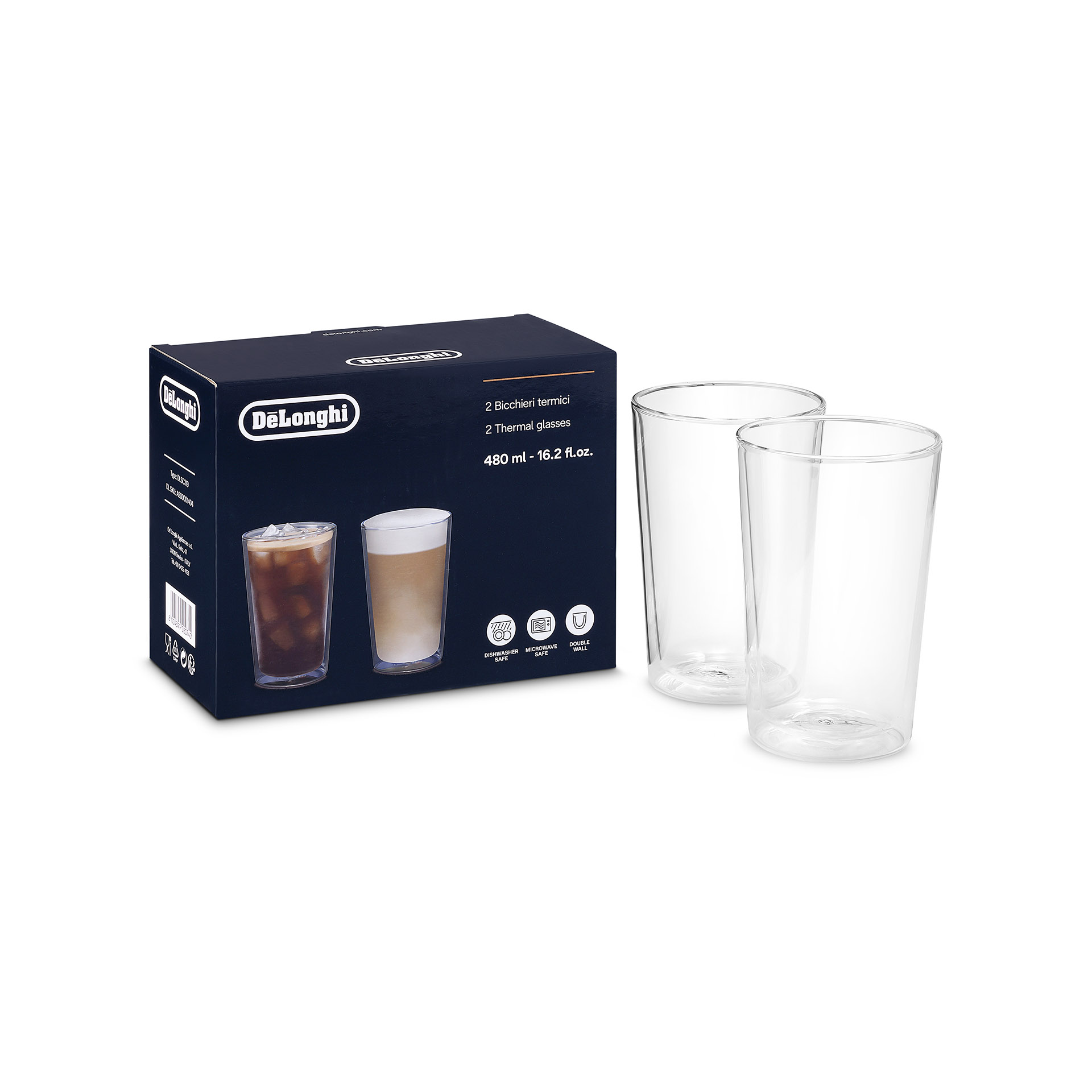 Juego de 2 vasos térmicos Delonghi  DLSC319 552/425