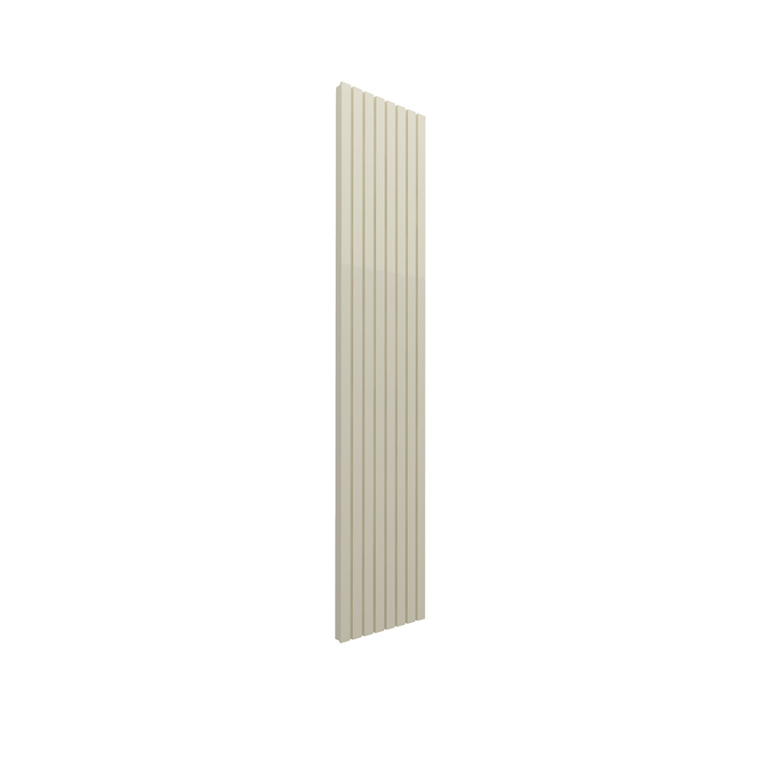 Placa Decorativa Gelius Nobre Ripado 50 cm Off White