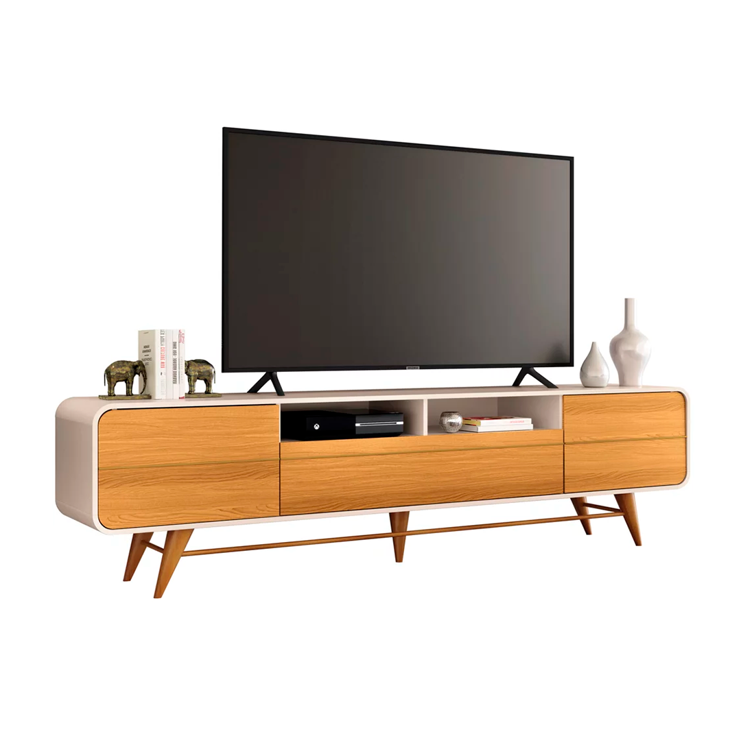 Rack para Tv HB 1620 Época Hasta 85" OffWhi/Cinamo