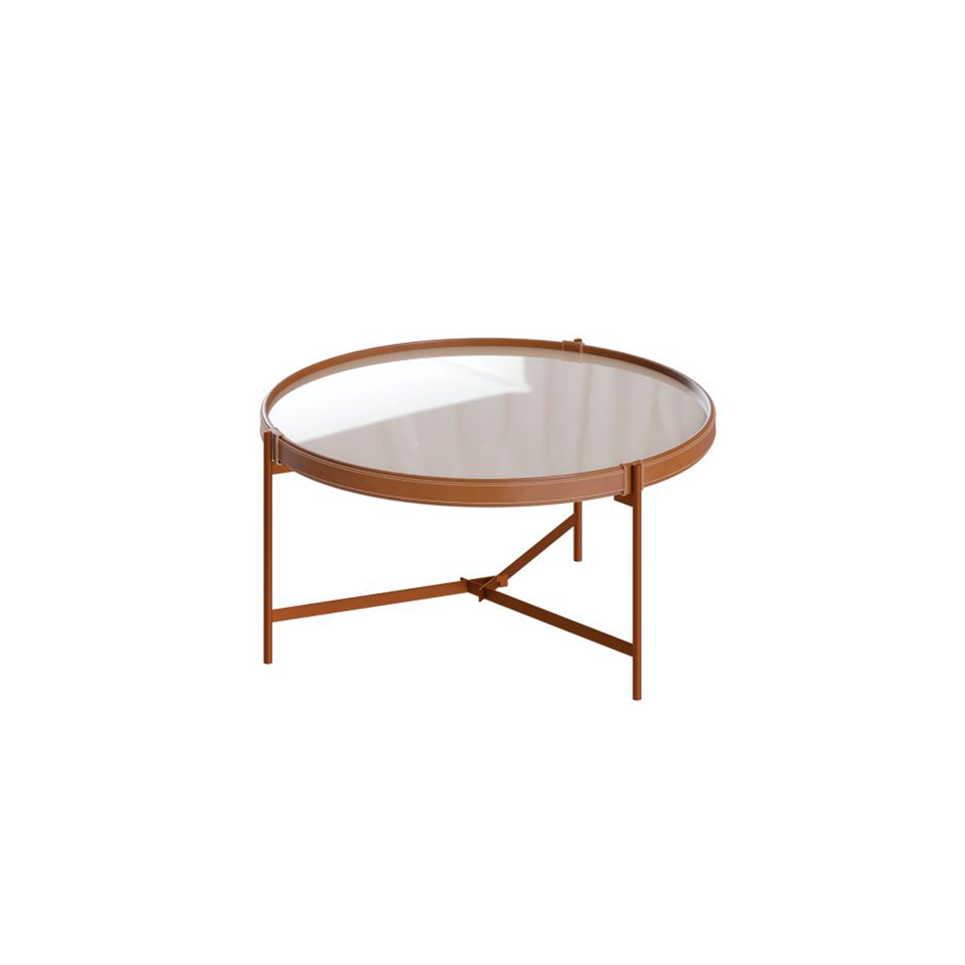 Mesa Centro Imcal Aqua G Off White/Cobre 62011