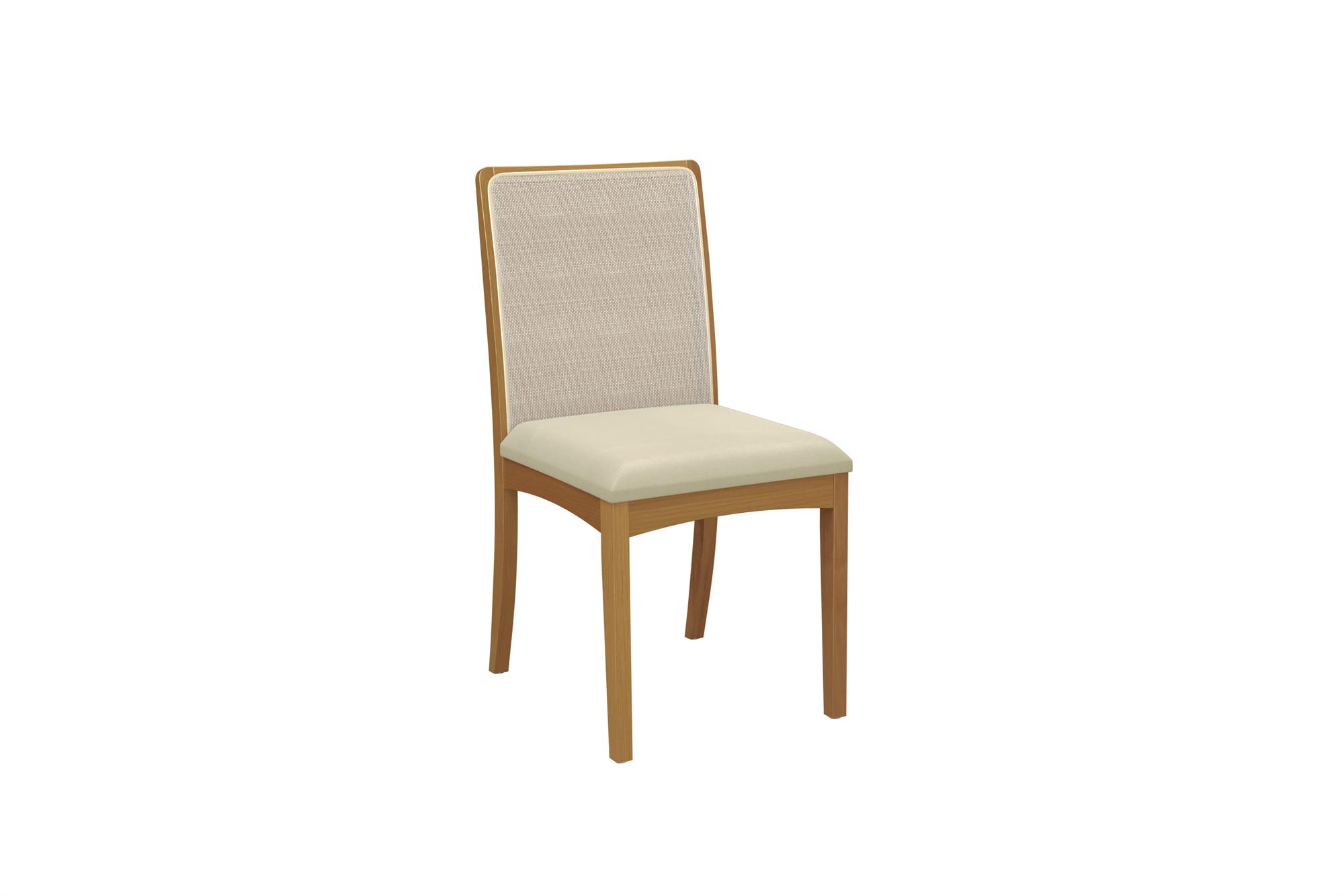 Sillas de Comedor Kappesberg Lara 4 Unidades Lino/Arena A052A