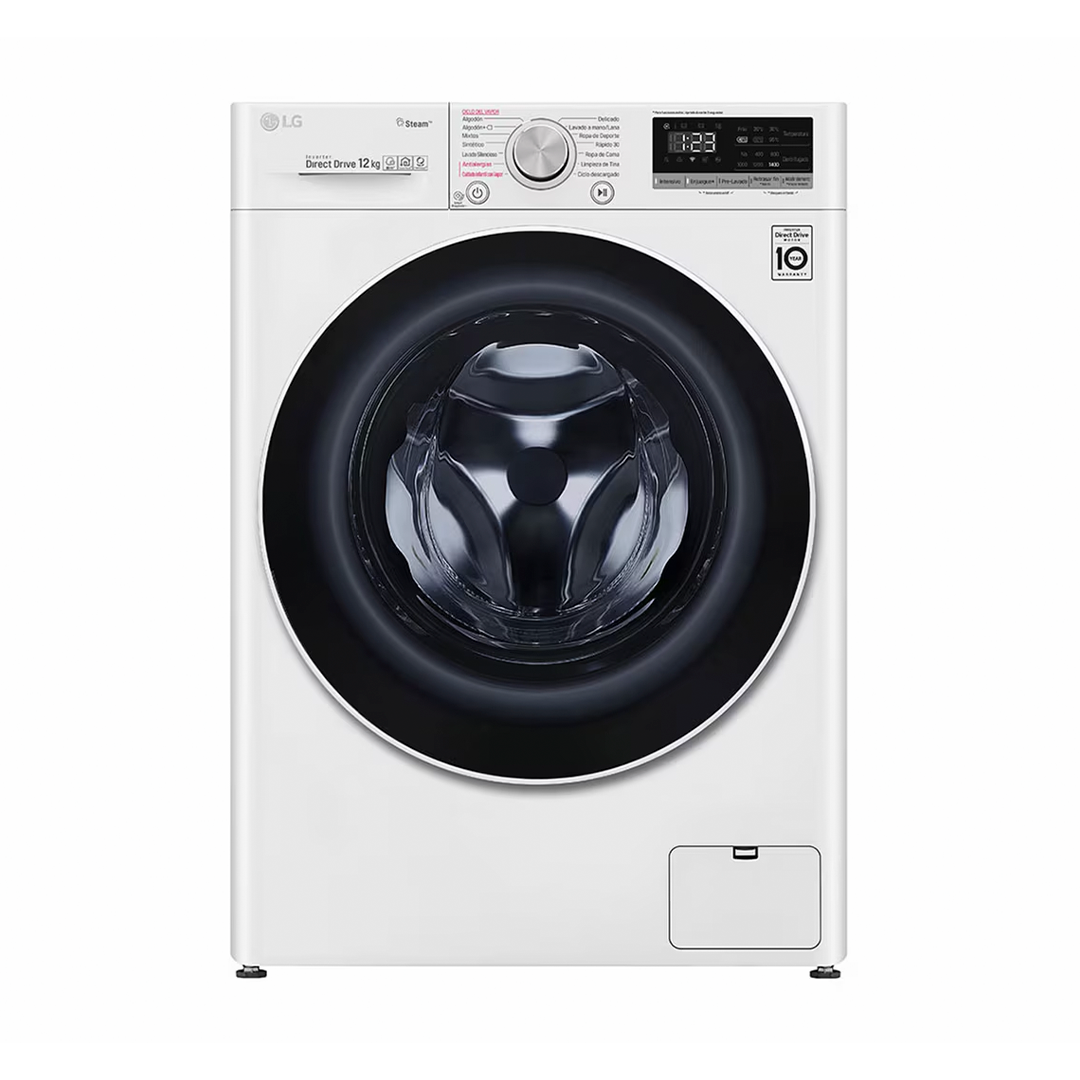 Lavarropas LG WM12WVC4S6 12 Kg C/Frontal Inverter Blanco