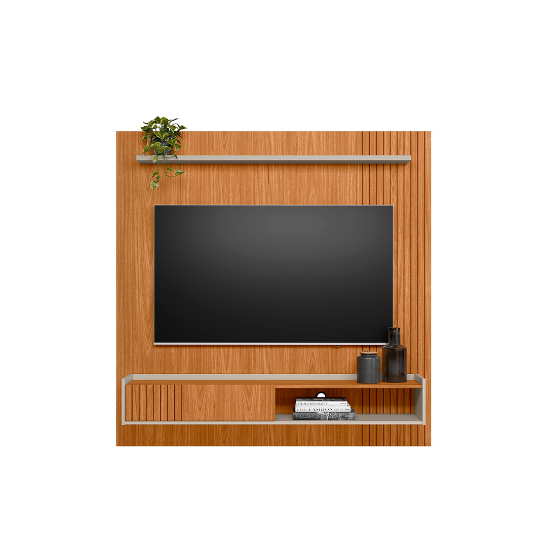 Panel para Tv Linea Dublin Hasta 65" Nature/Off White