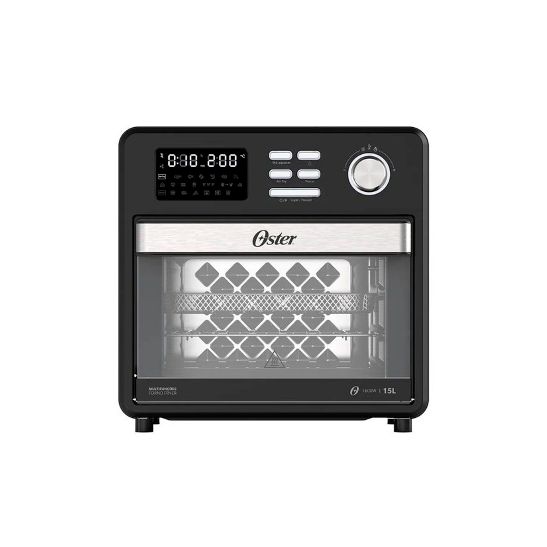 Horno Eléctrico Air Fry Oster OFOR-160 2 en 1 15 Lts