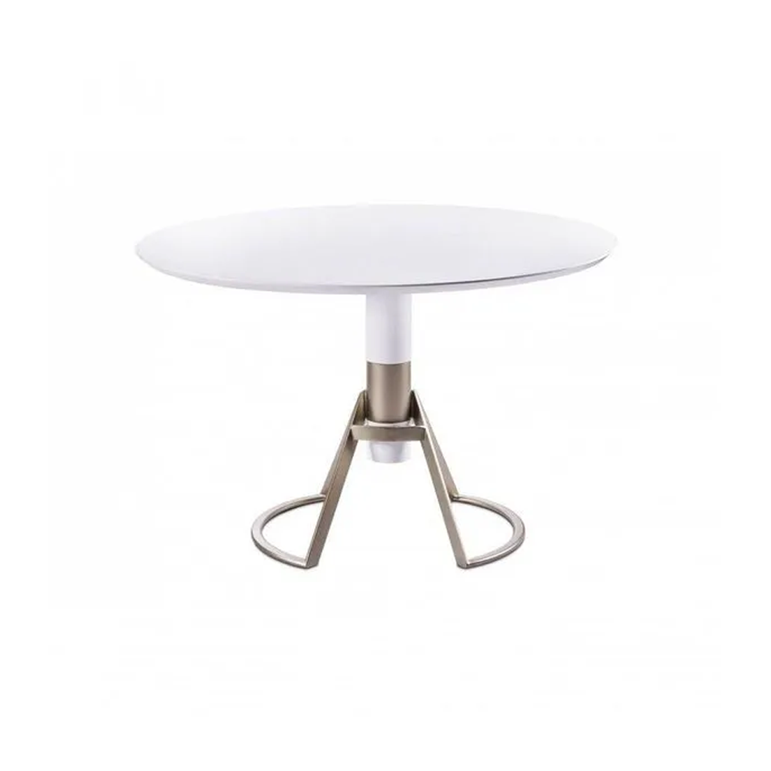 Mesa de Centro Sheldon Ponto Off White C/Vid Pint 2045/140