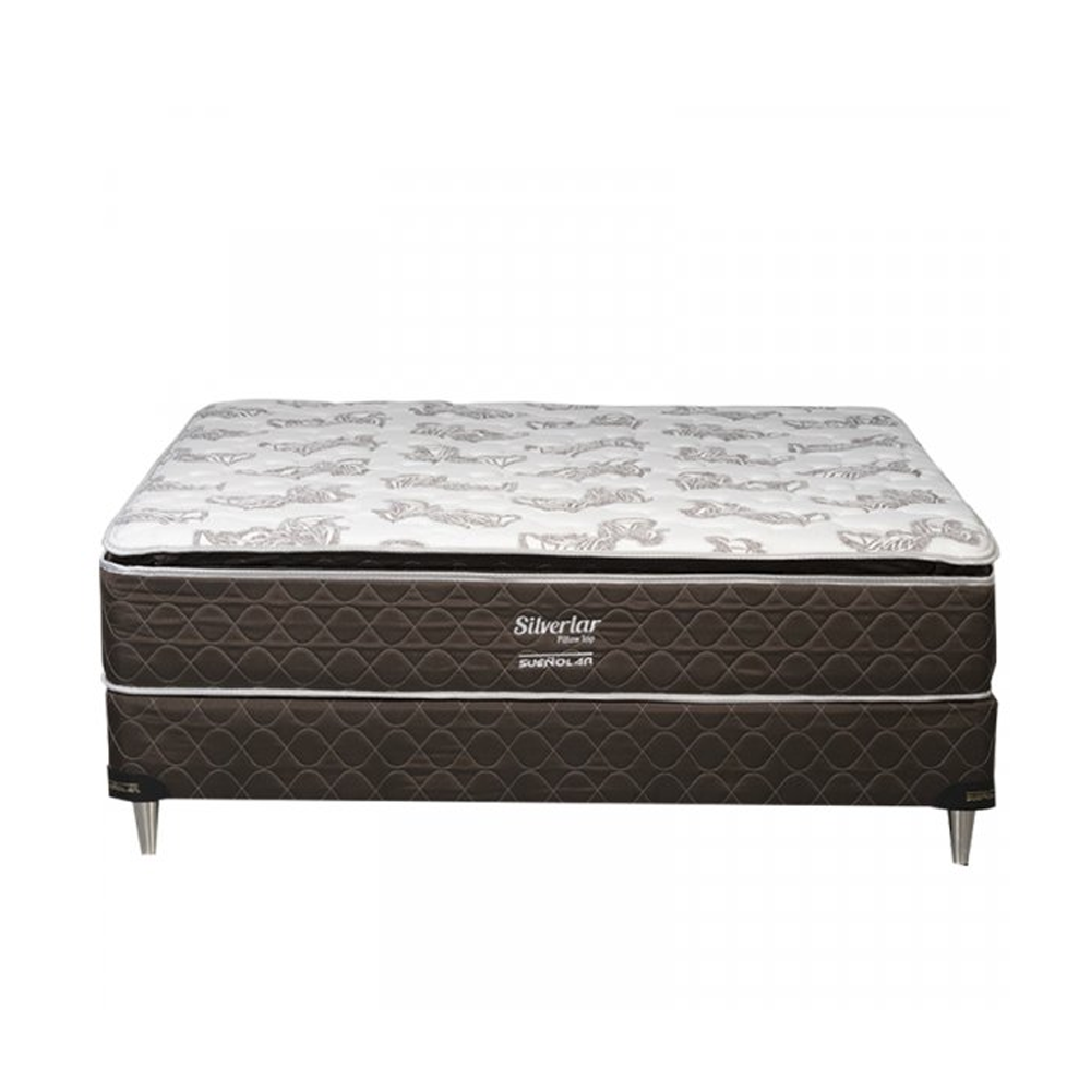 Sommier Sueñolar Silverlar C/Pillow 1,40 mts