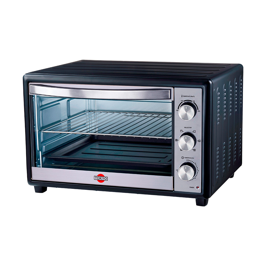 Horno Eléctrico Tokyo Listo Plus 46 Lts Negro