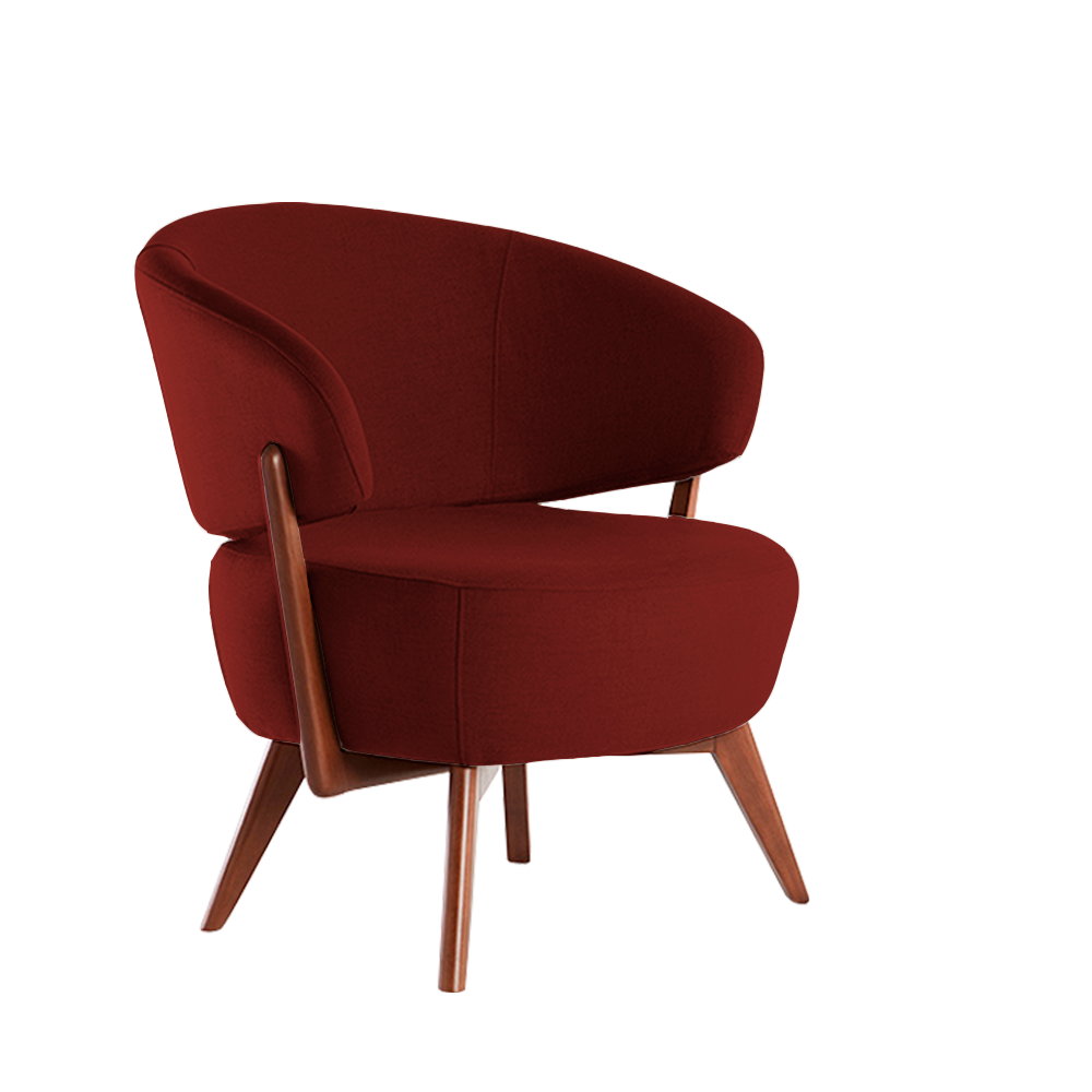 Poltrona Tumar Aspen Imbuia 2925